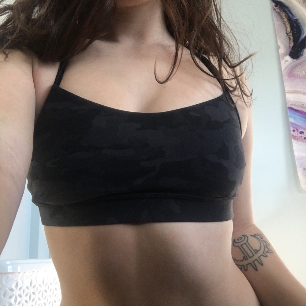 SOLD: Lulu Lemon Flow Y Camo Sports Bra